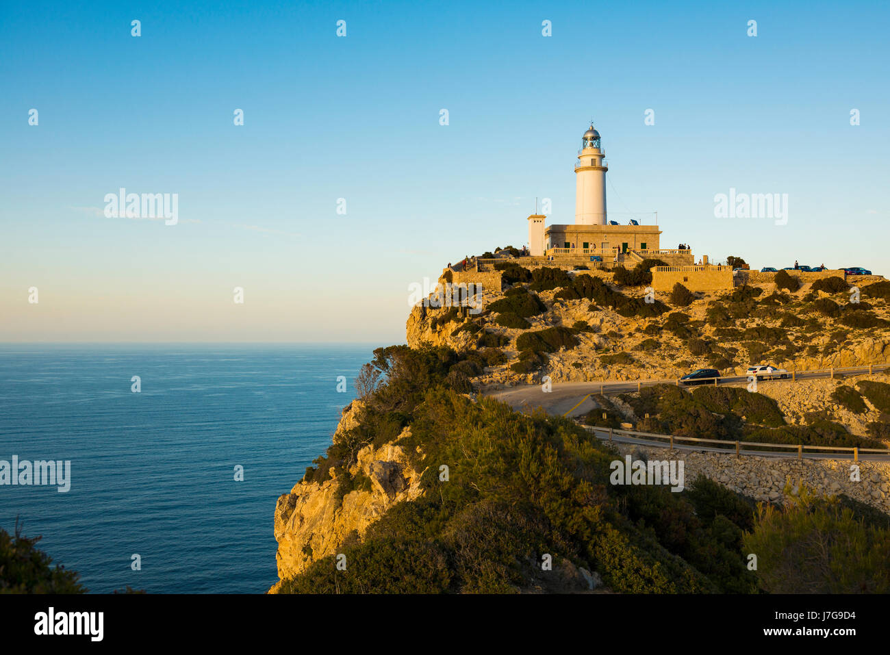 Leuchtturm, Cap Formentor, Port de Pollença, Serra de Tramuntana, Mallorca, Balearen, Spanien Stockfoto