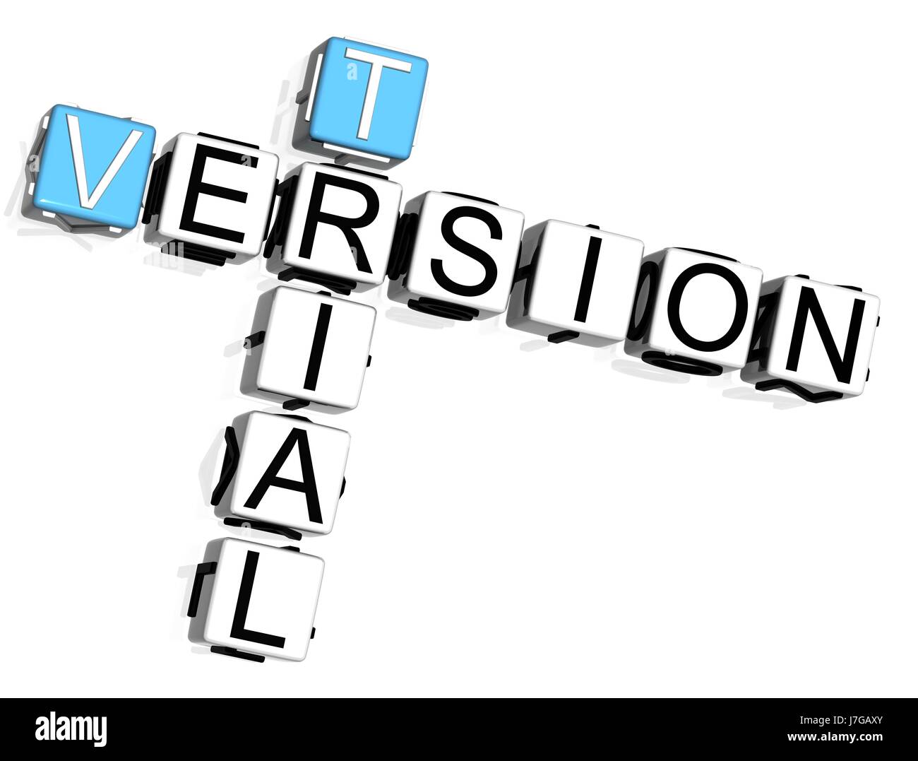 blaue Anwendungsprogramm isoliert Modell Projekt Konzept Plan Entwurf Stockfoto