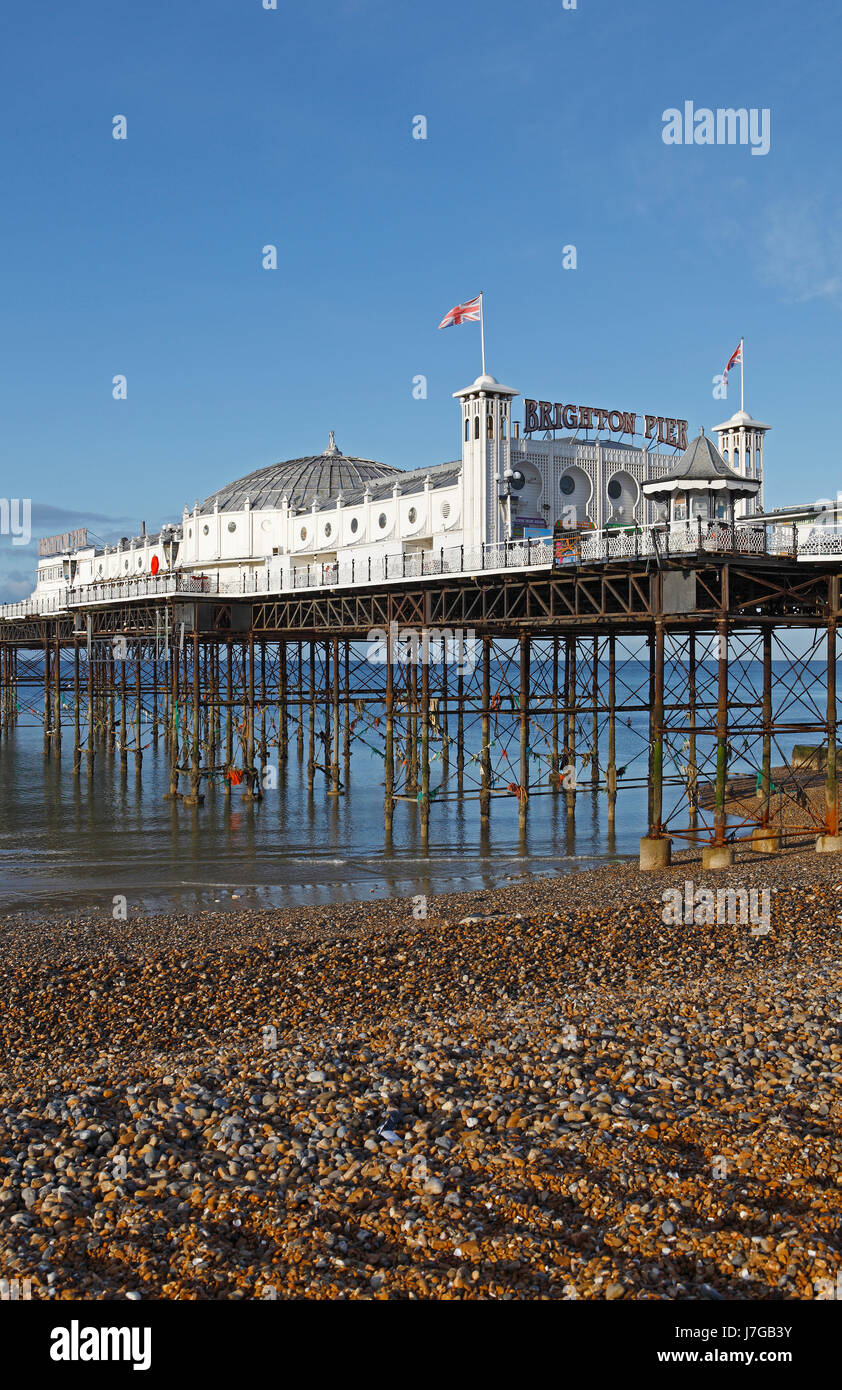 Brighton Palace Pier, Brighton, East Sussex, England, Vereinigtes Königreich Stockfoto