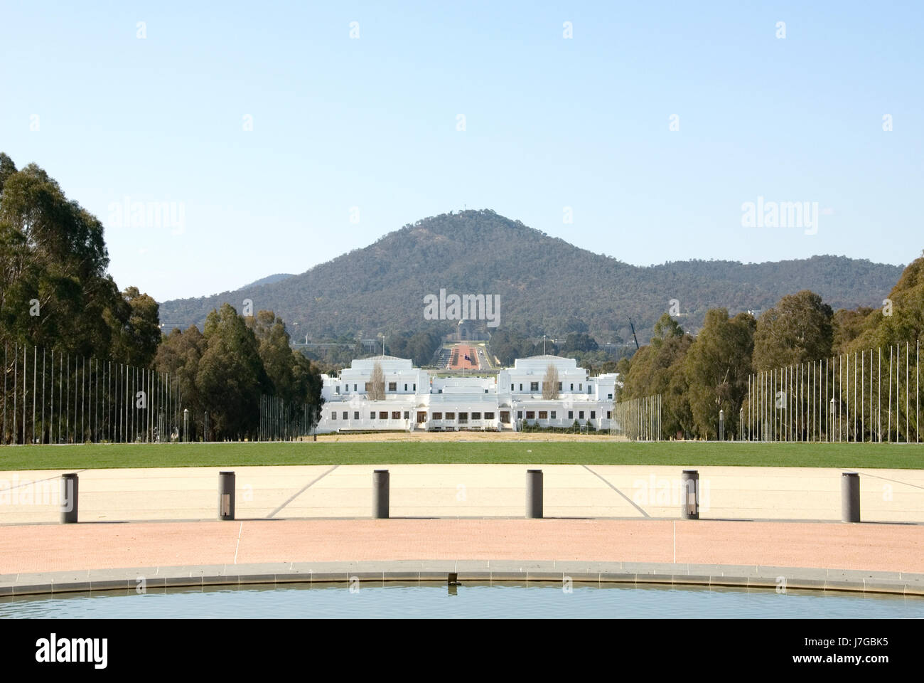 Baum Bäume Garten Australien Anblick Ansicht Outlook Perspektive Vista panorama Stockfoto