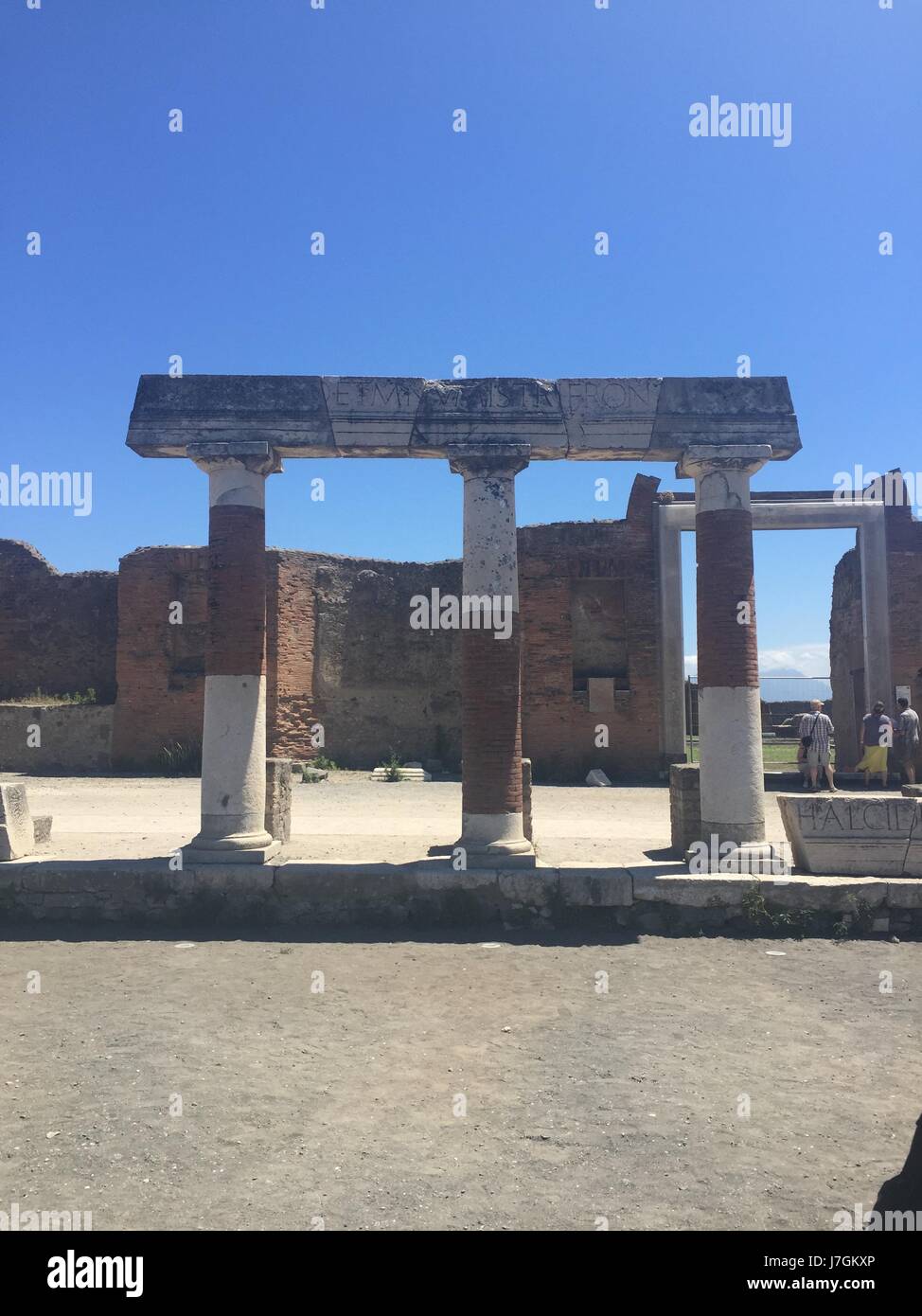 Verloren Stadt Pompeji - Italien Stockfoto