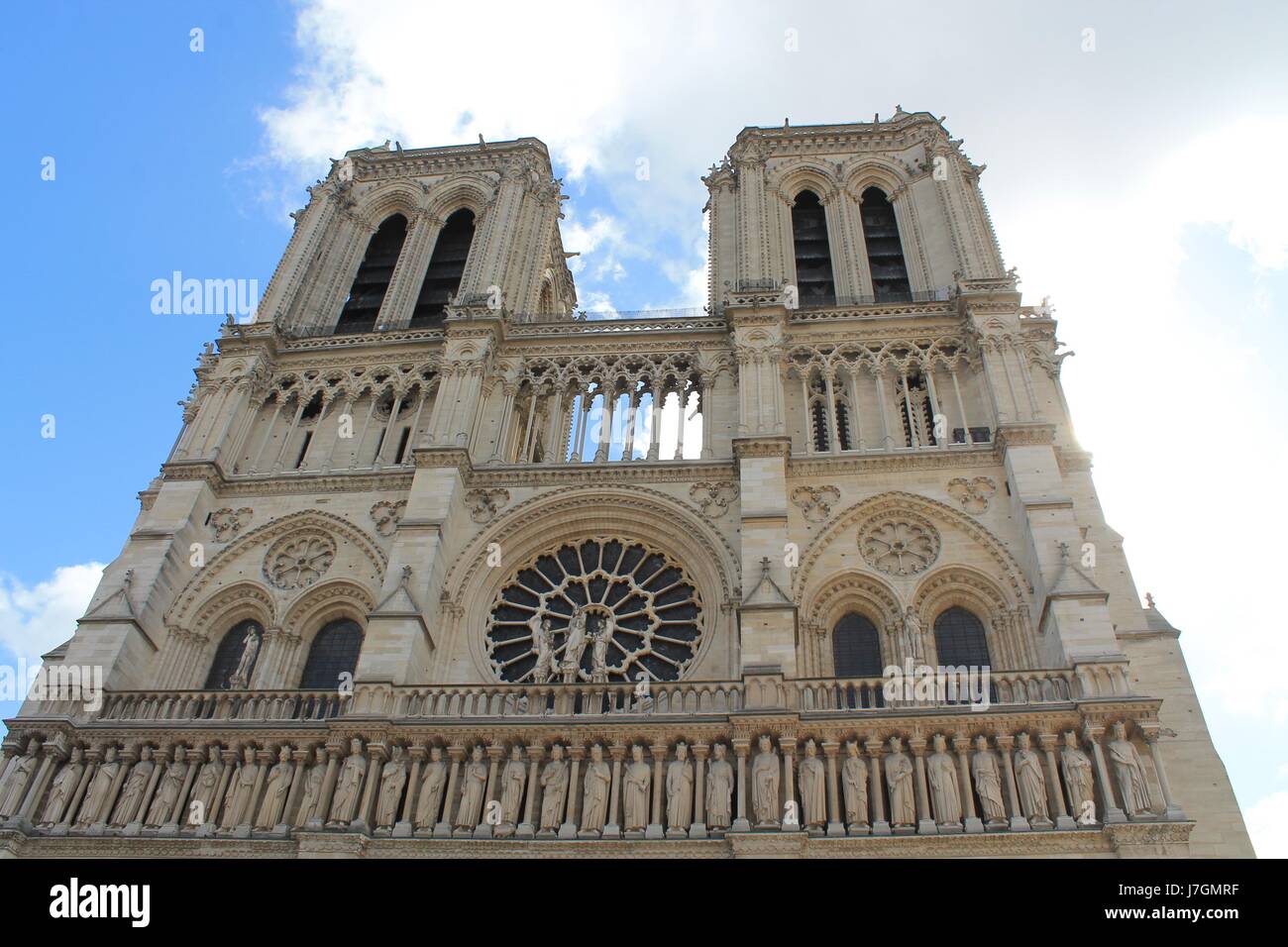Kathedrale Notre-Dame - Paris, Frankreich Stockfoto