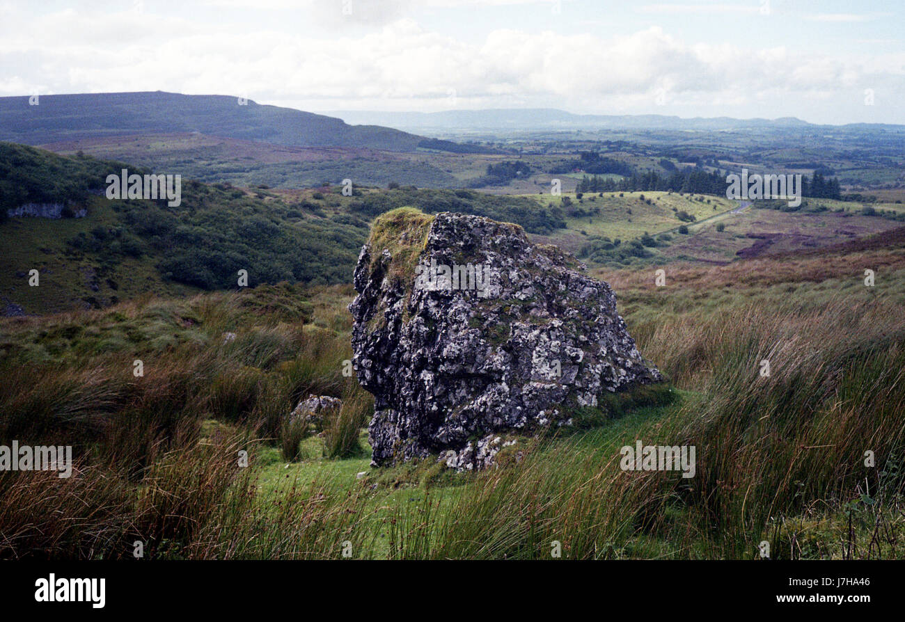 Carrowkeel megalithische Friedhof - Co. Sligo - Irland Stockfoto