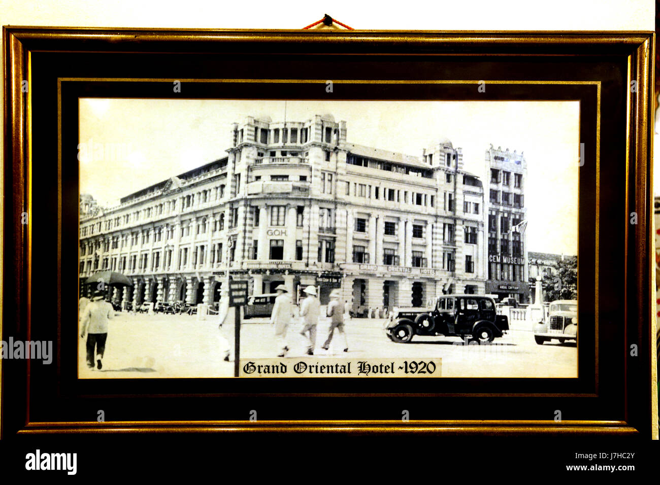 Fort Colombo Sri Lanka alte 1920 Foto des Grand Oriental Hotel Stockfoto