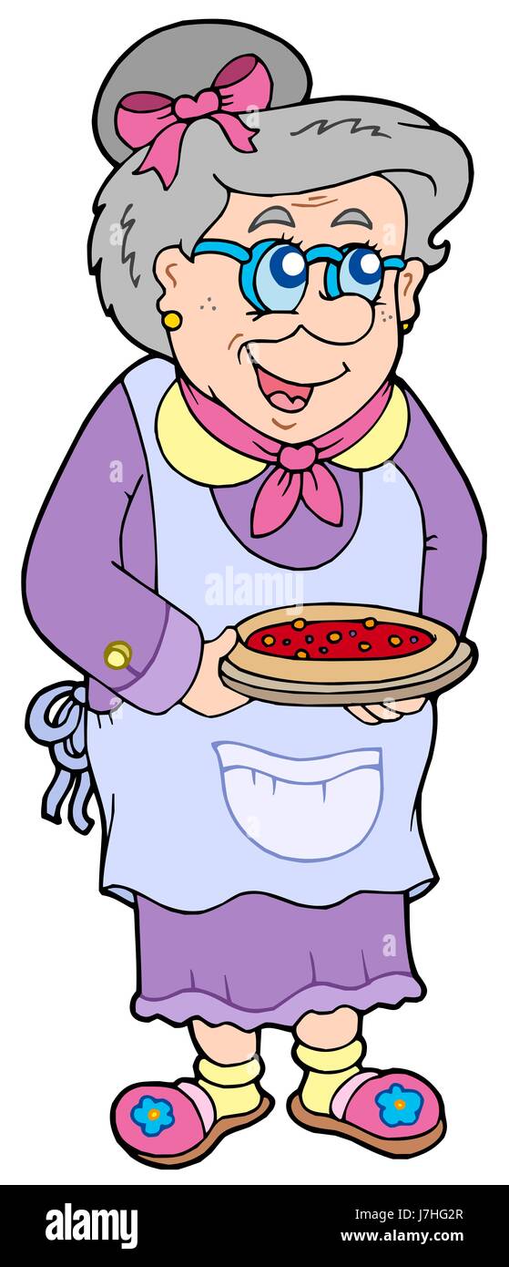 Frau Frauen Dame weiblichen Großmutter Oma Oma Großeltern Frau Menschen Stockfoto