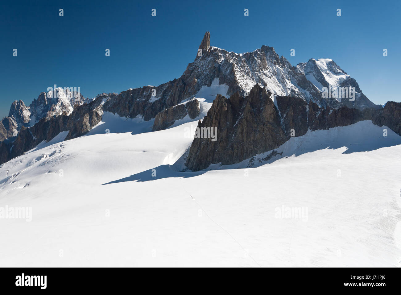 Alpen Sommer sommerlich Spitze peak Frankreich Gletscher Landschaft Landschaft Landschaft Stockfoto