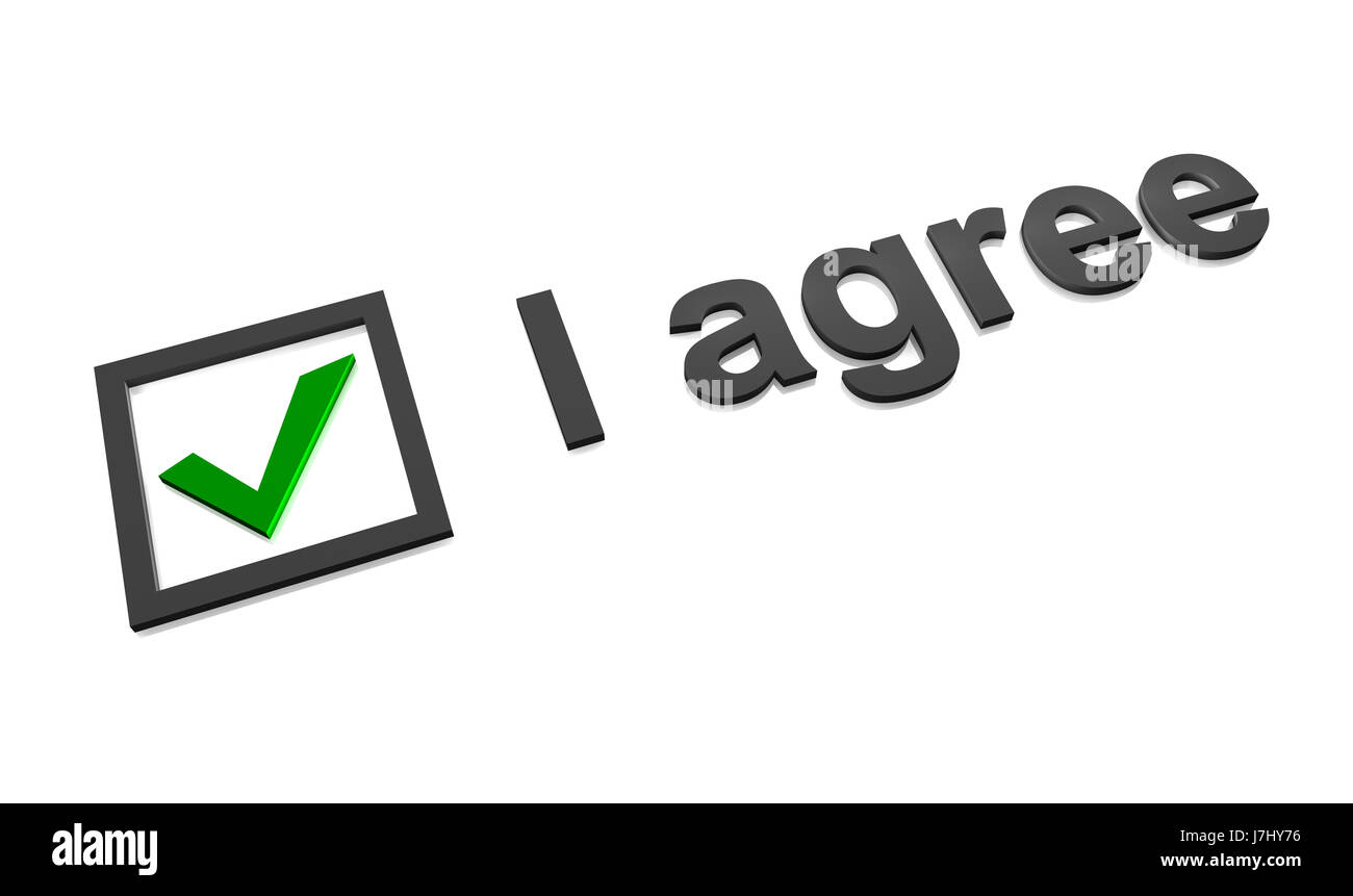 Markieren Sie Tick Fragebogen Check isoliert Errungenschaft quadratische Form Formvereinbarung Stockfoto