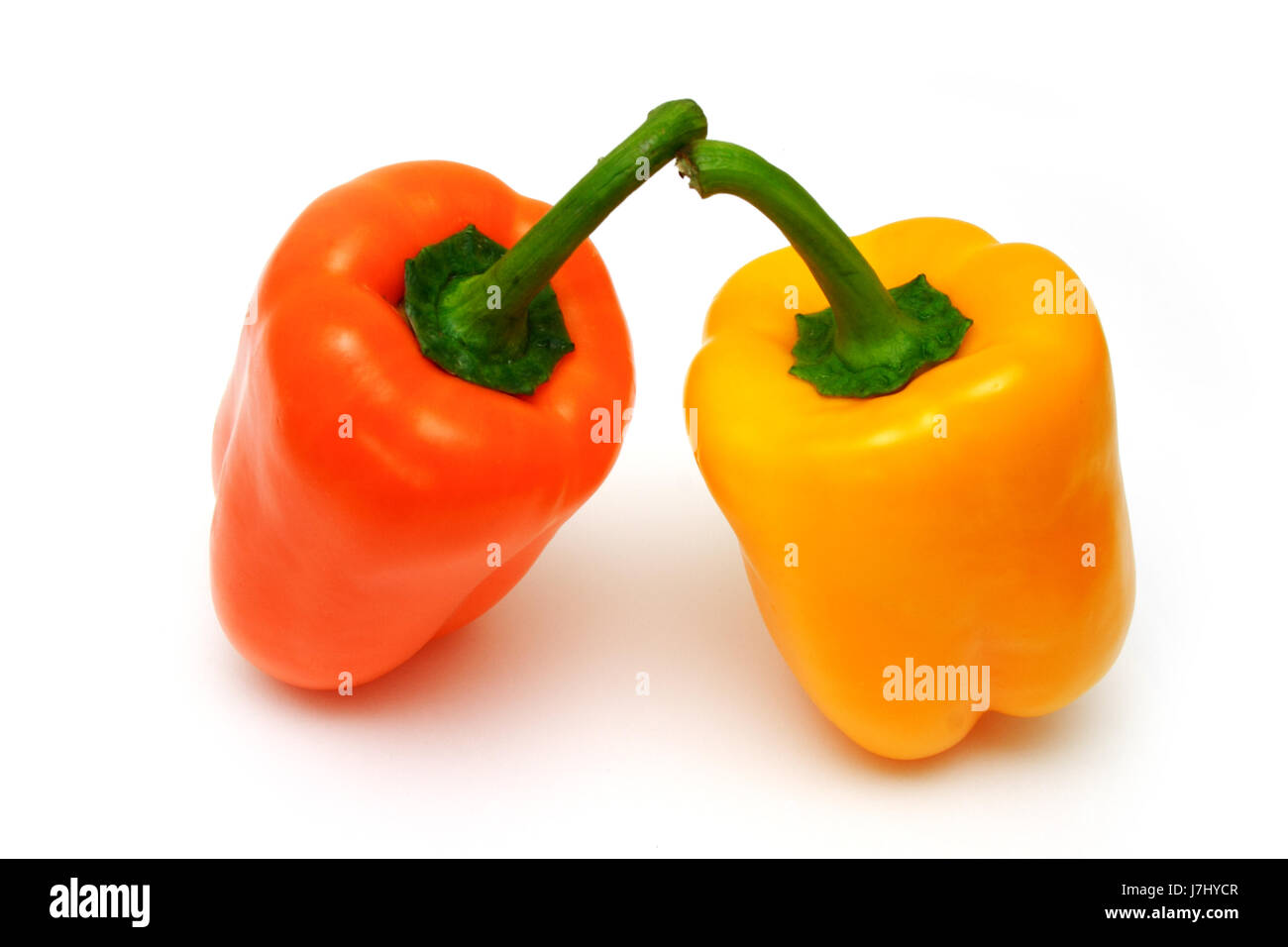 farbige bunte wunderschöne vielfältige farbenprächtige Paprika Paprika frisch Stockfoto