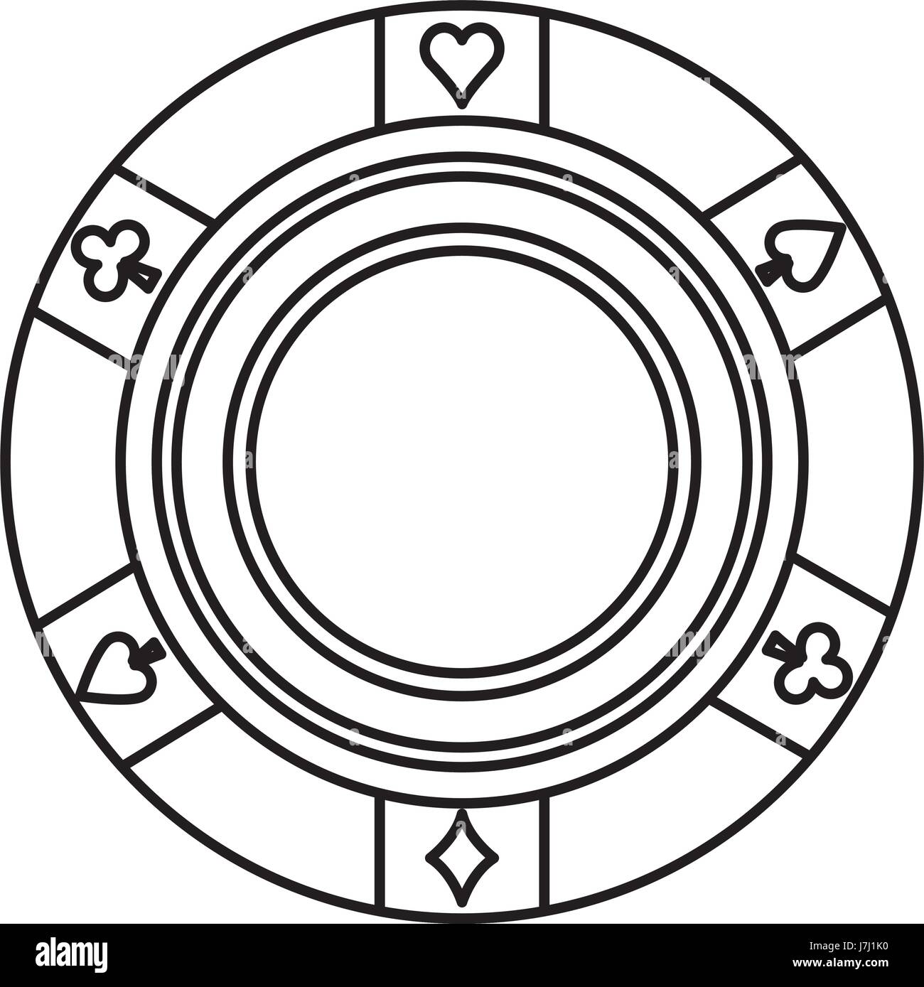 picture Simple Poker Chips Drawing https www alamy de stockfoto ubersicht poker chip casino munze symbol 142381988 html