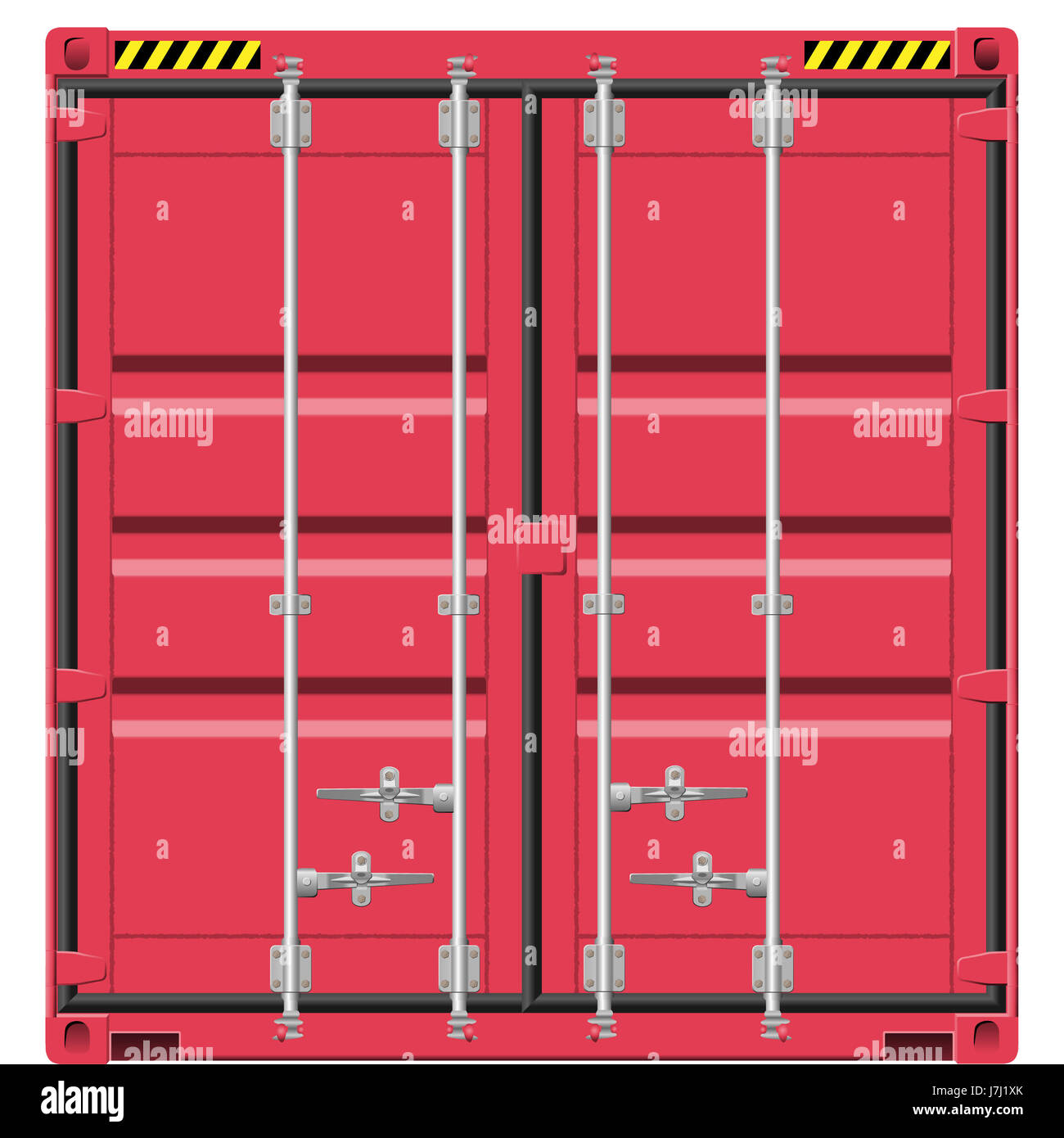 Container Container Industrie Verkehr Transportlogistik im Güterverkehr Stockfoto