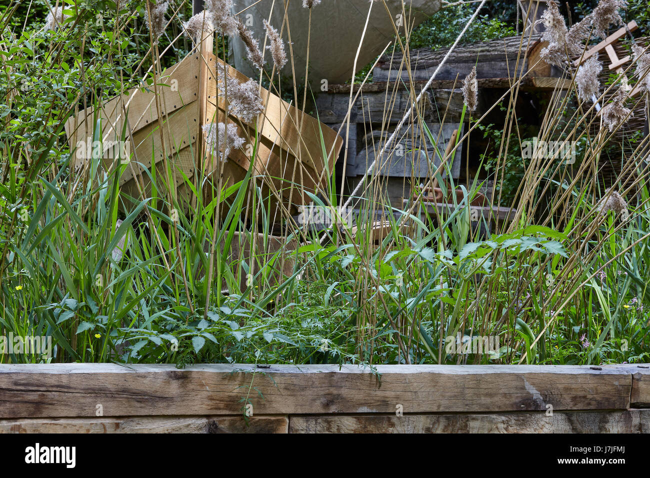 RHS Chelsea Flower Show 2017 Schaugärten Stockfoto