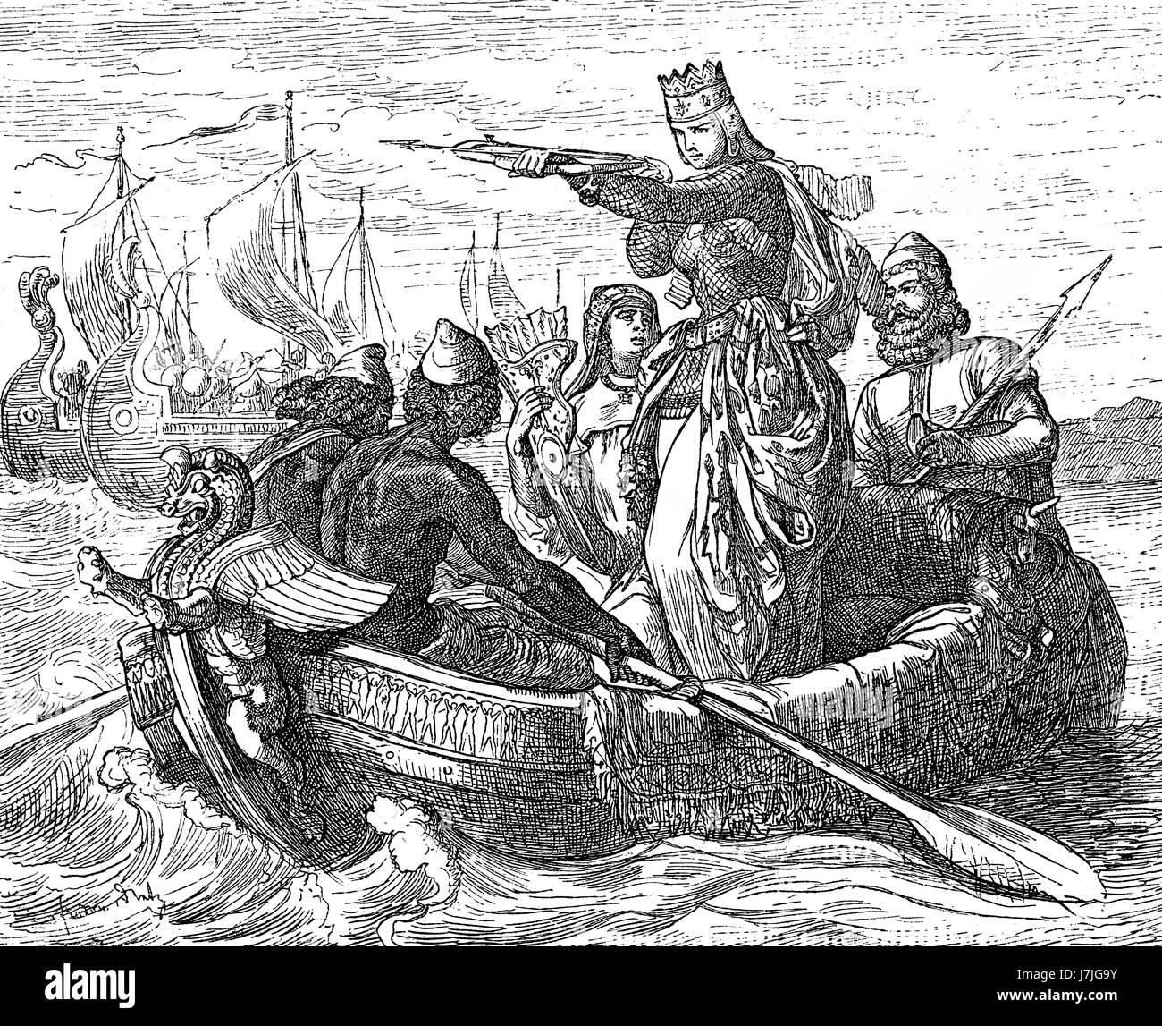 Artemisia i. von Caria, eine griechische Königin des antiken griechischen Stadtstaates von Halikarnassos Stockfoto