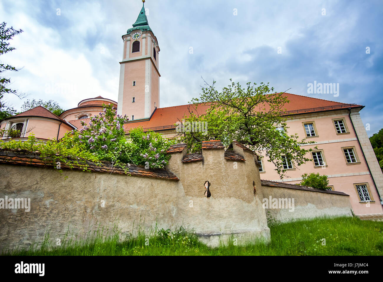 Benediktinerkloster Welterbe-Aufstellungsorte in Weltenburg Niederbayern Bayern Deutschland Stockfoto