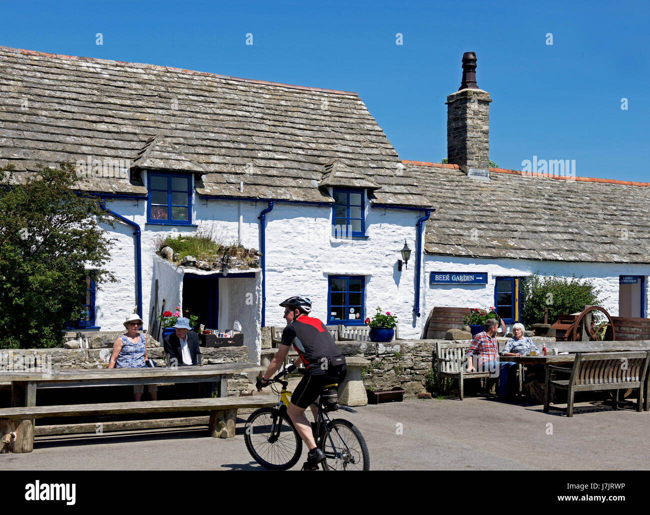 Das Quadrat und Kompass Inn Wert Matravers, Dorset, England UK Stockfoto
