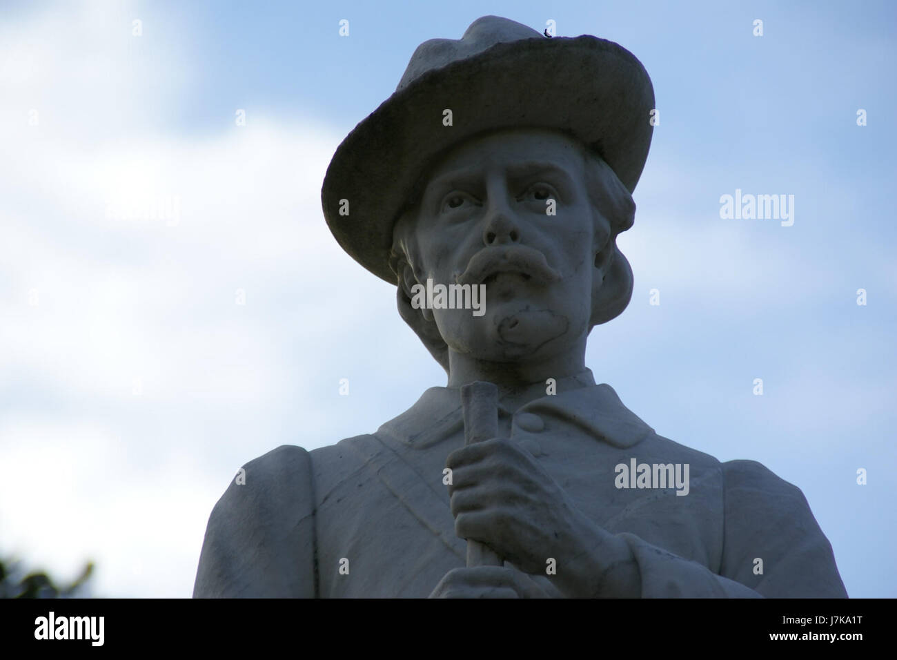 2011.02.18.170759 Statue Willis Parken Bainbridge Georgien Stockfoto