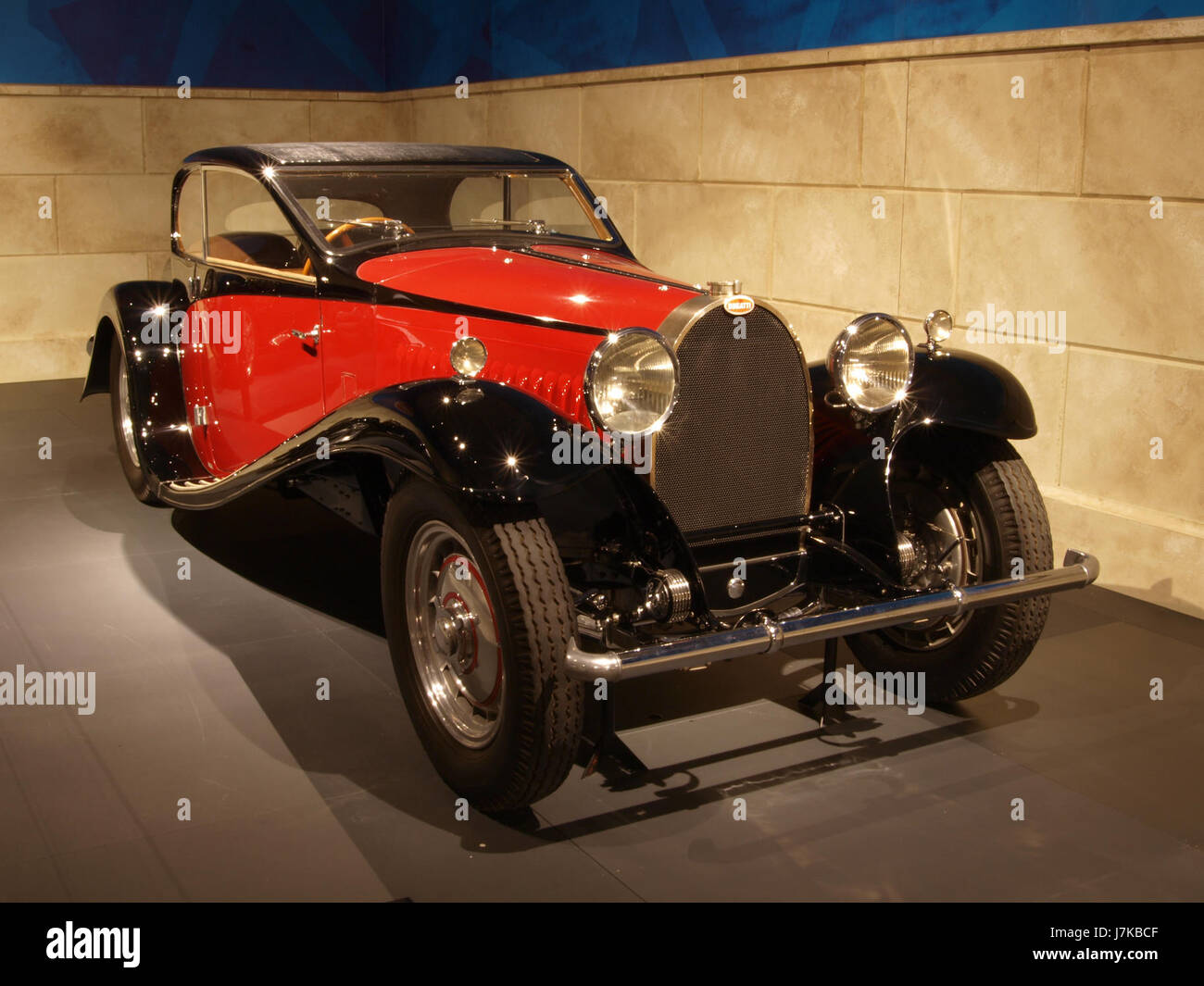1932 Bugatti Typ 50 t Coach Teilintegrierte Stockfoto
