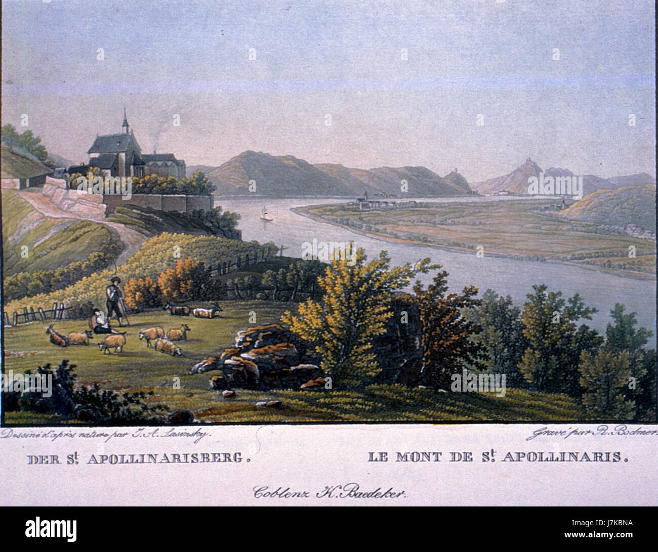 Bodmer Apollinarisberg Stockfoto