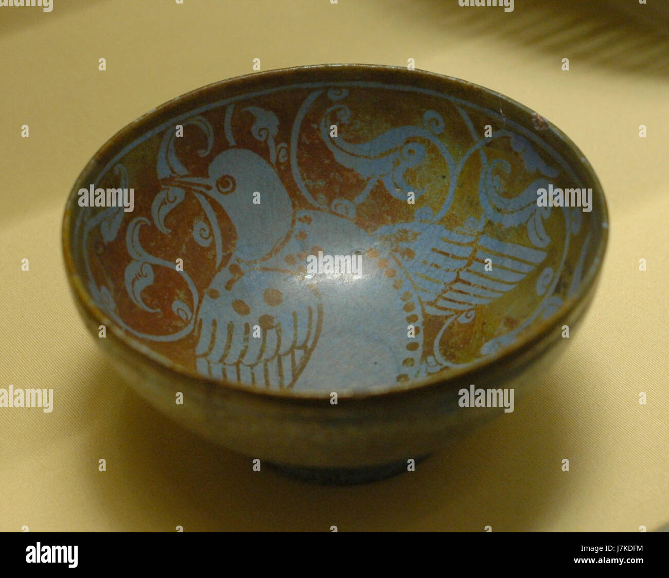 Tasse Vogel Iran Louvre MAO92 Stockfoto