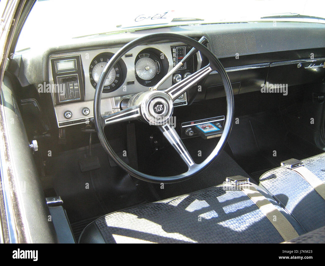 1967 AMC Ambassador 880 2 türige Limousine gelb AnnMD ich Stockfoto