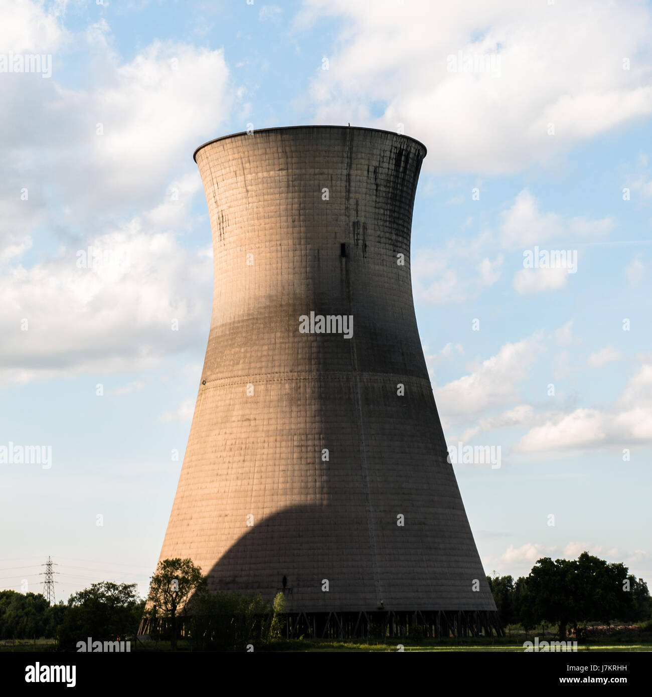 Willington Kraftwerk Kühlung Towers Stockfoto