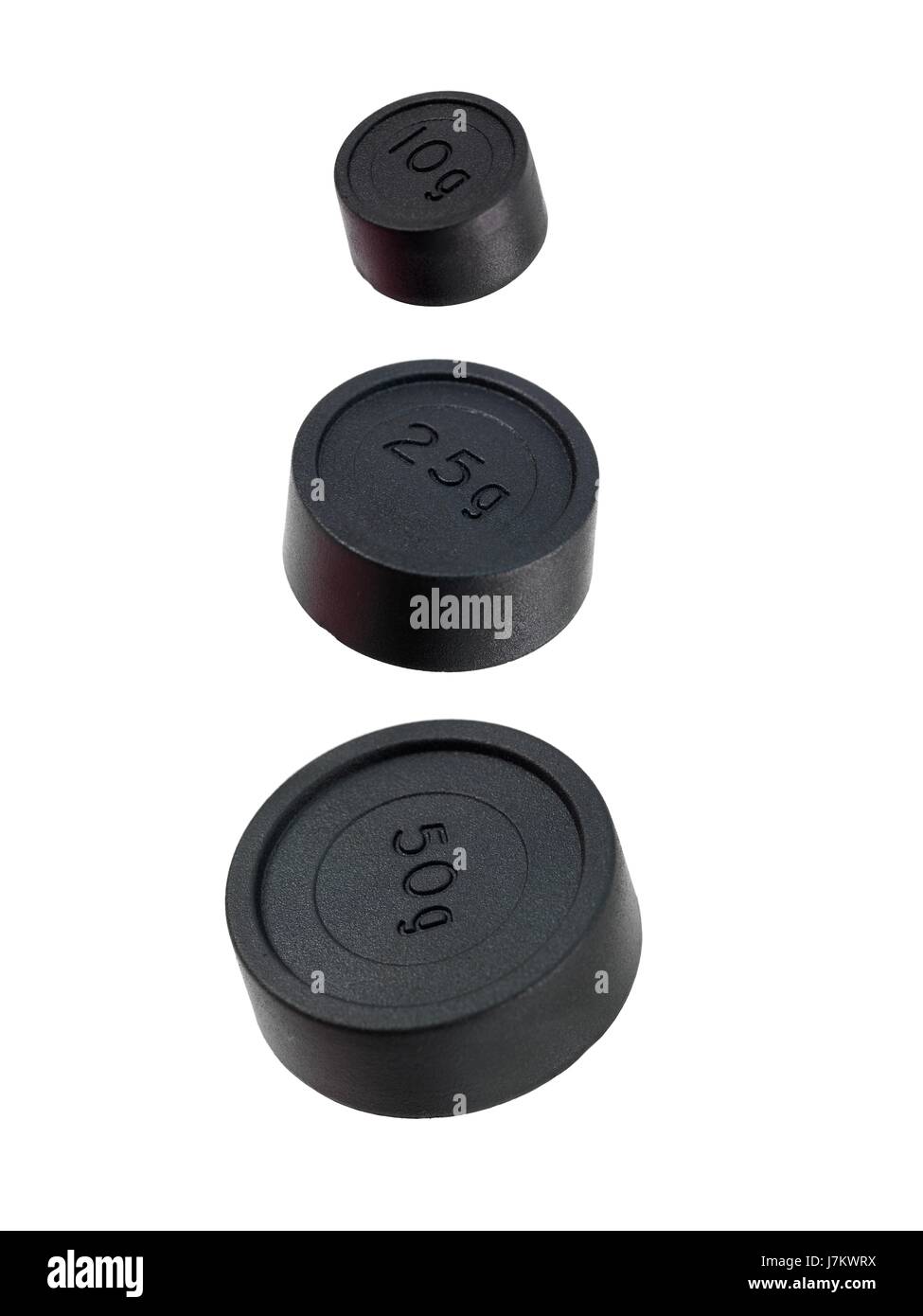 Antike schwarze dunkelhäutige kohlschwarze tiefschwarze Küche drei isoliert Stockfoto