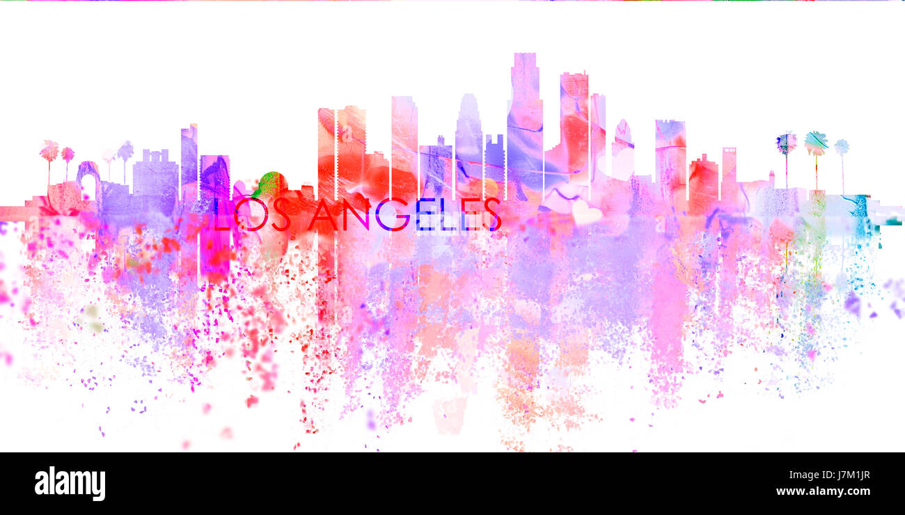 Liebe deine Stadt - Los Angeles Stockfoto