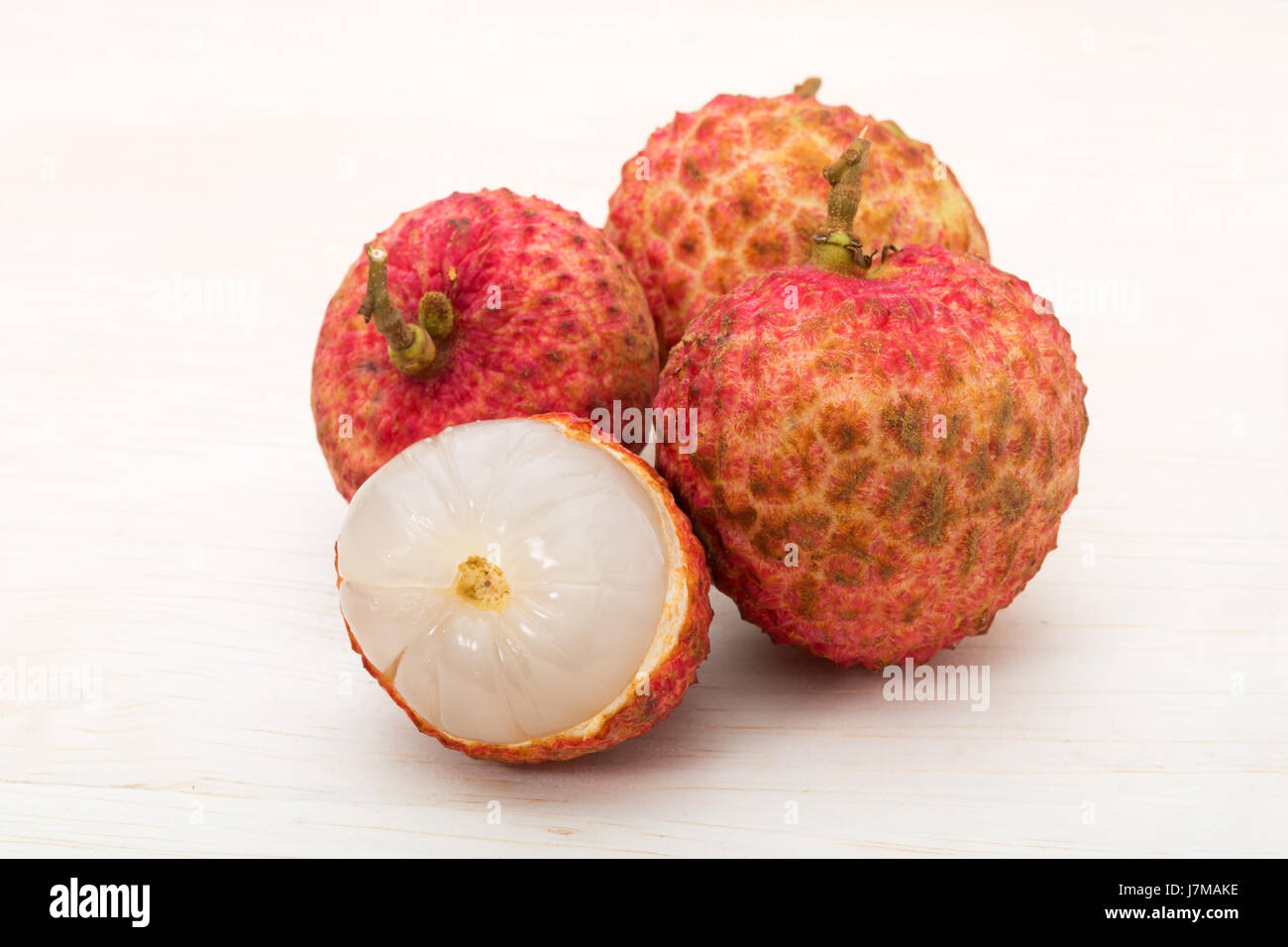 Litschi Chinensis auf der Stockfoto