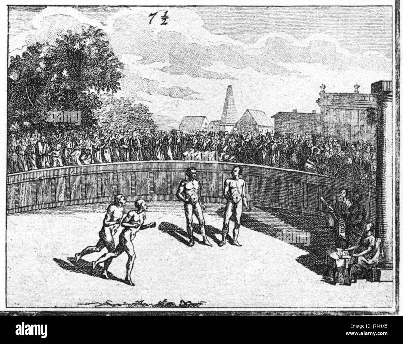 Chodowiecki Basedow Tafel 74 c Stockfoto