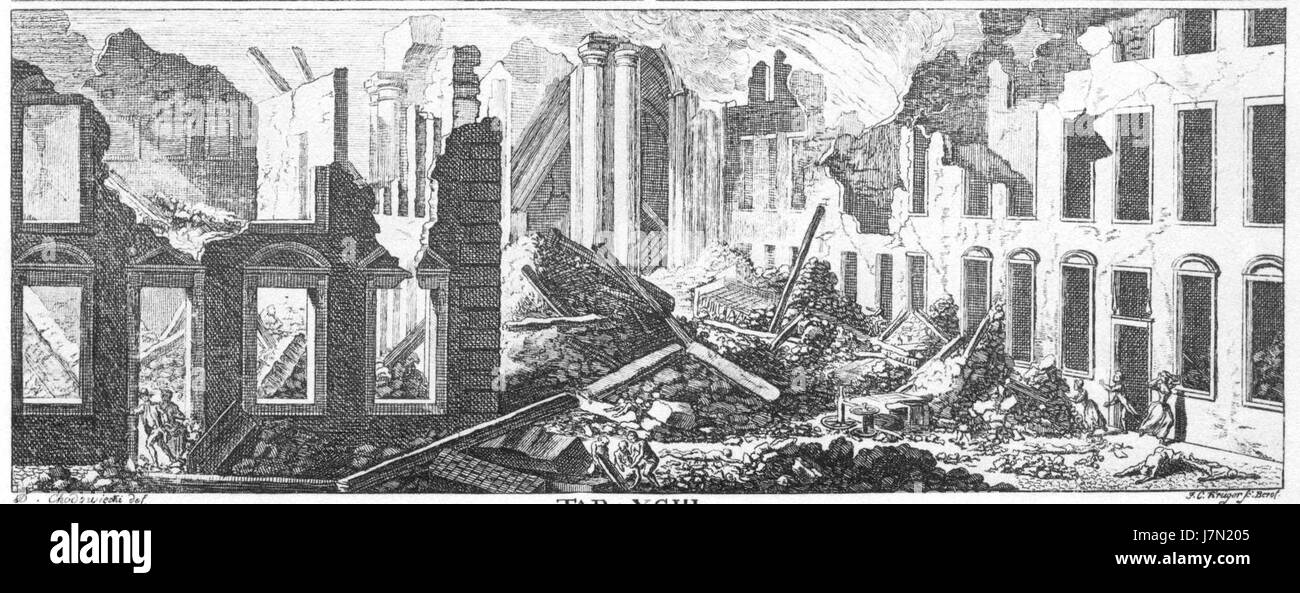 Chodowiecki Basedow Tafel 93 c Stockfoto