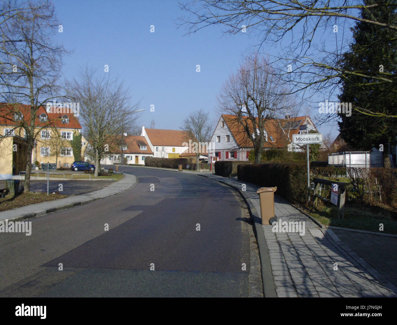 2012-03-09 Mooskorb Stockfoto