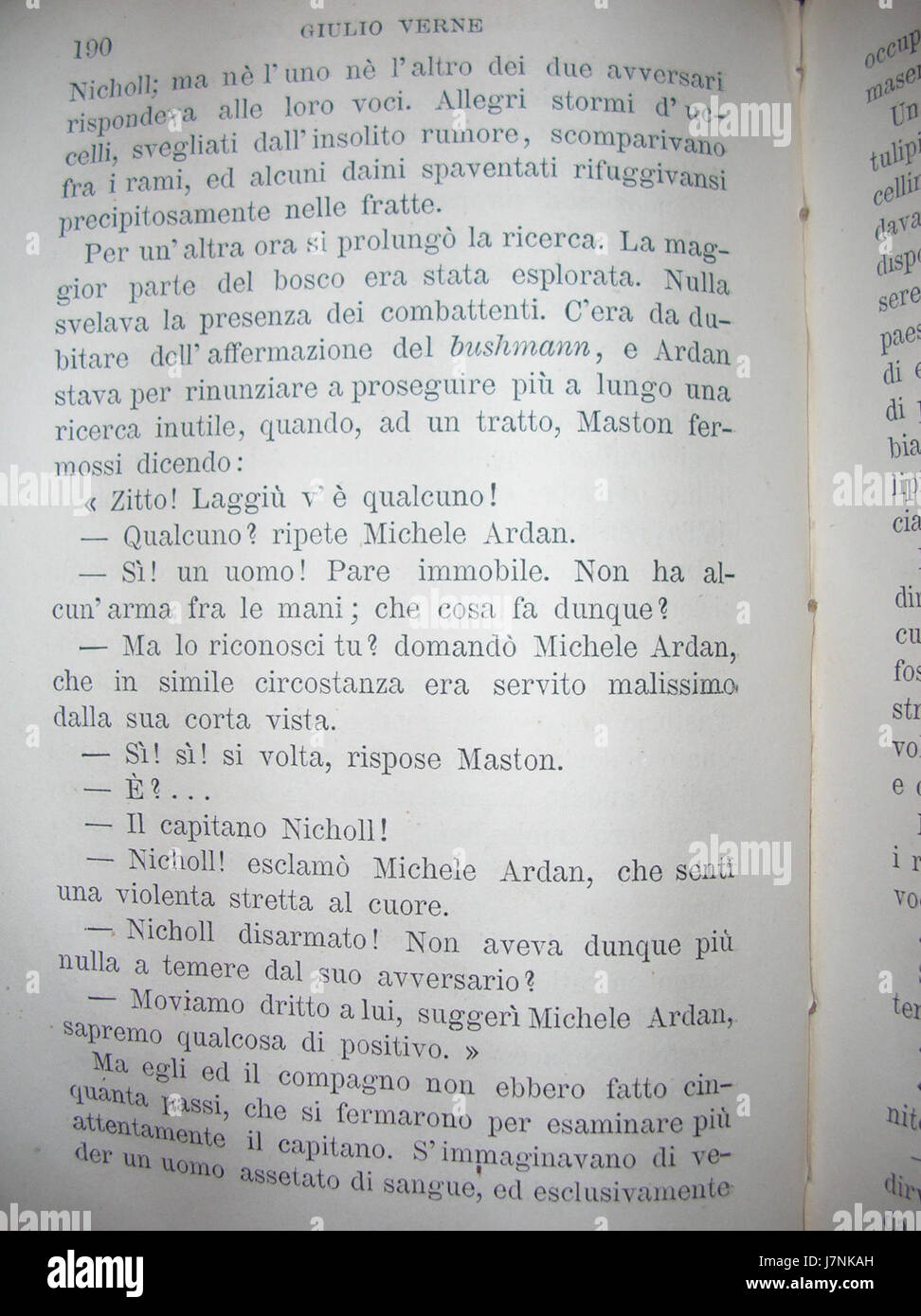 Dalla Terra alla Luna, oder „von der Erde zum Mond“, ist ein italienischer Film aus dem Jahr 1907, der von Jules Vernes Roman inspiriert wurde. Der Film zeigt die Reise zum Mond und folgt dem Konzept der Raumfahrt unter Verwendung der Technologie und des wissenschaftlichen Verständnisses der Zeit. Stockfoto