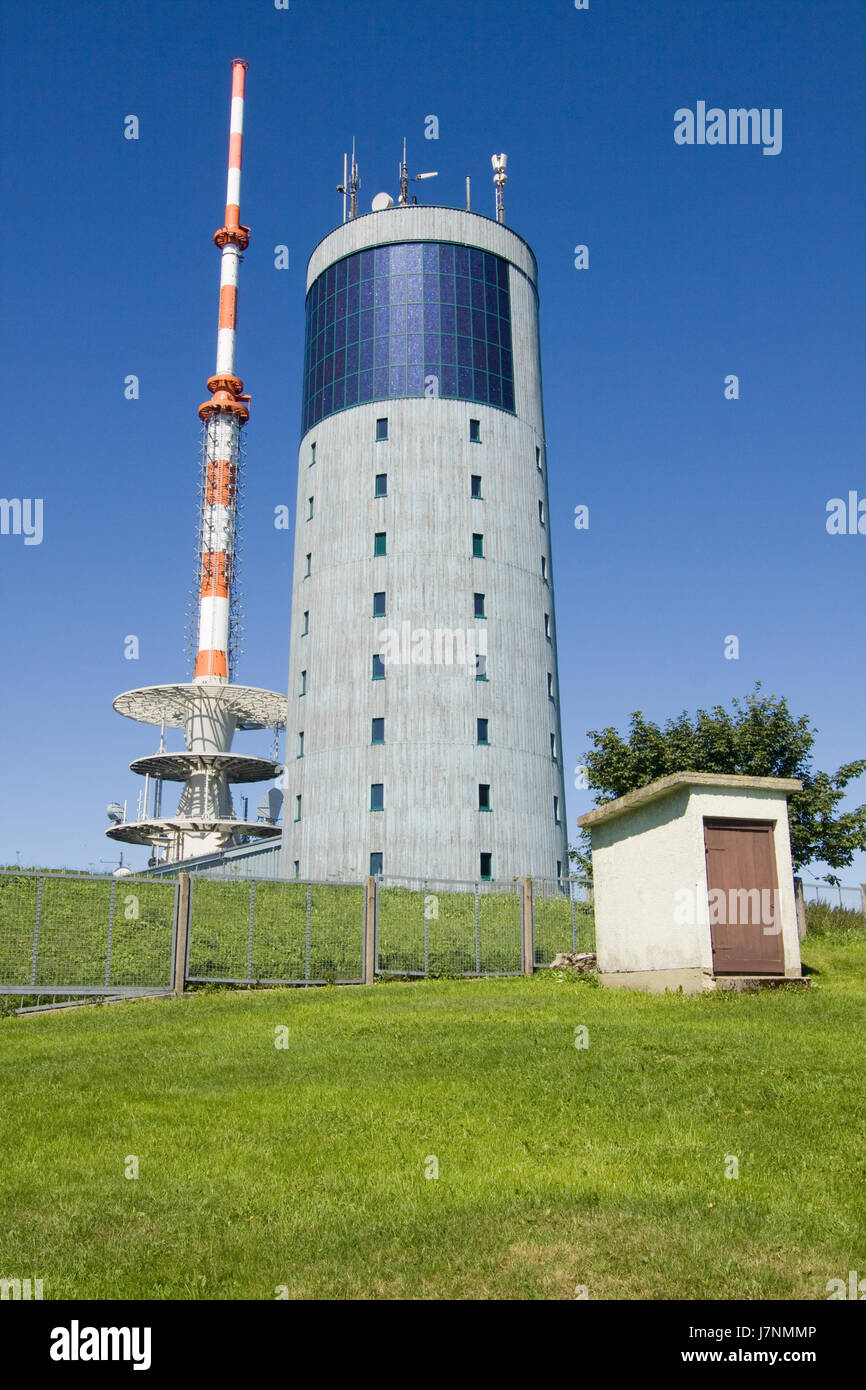 Turm Energie macht Strom Strom Umweltschutz Wetter Stockfoto