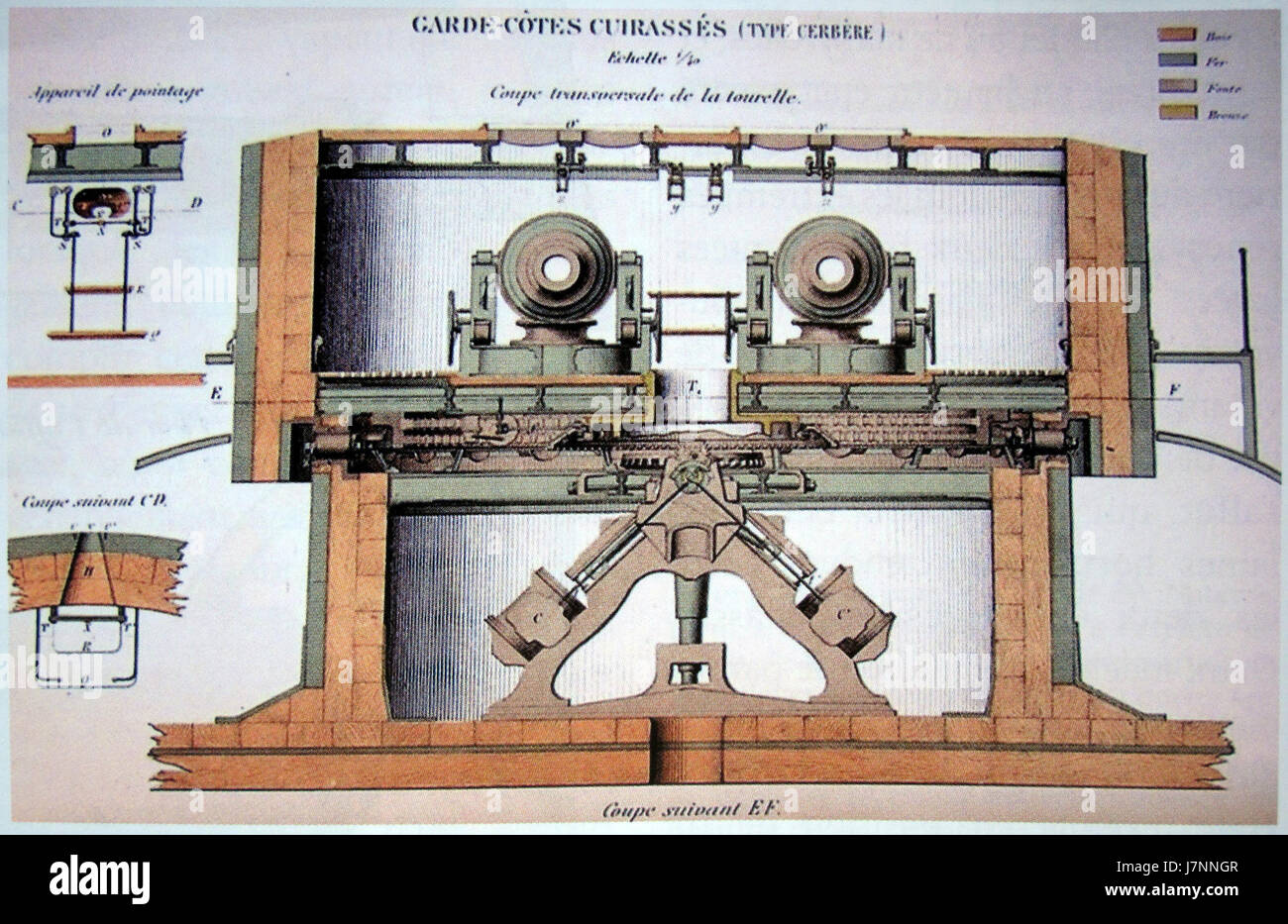 Cerbere Waffen IMG 7021 Stockfoto