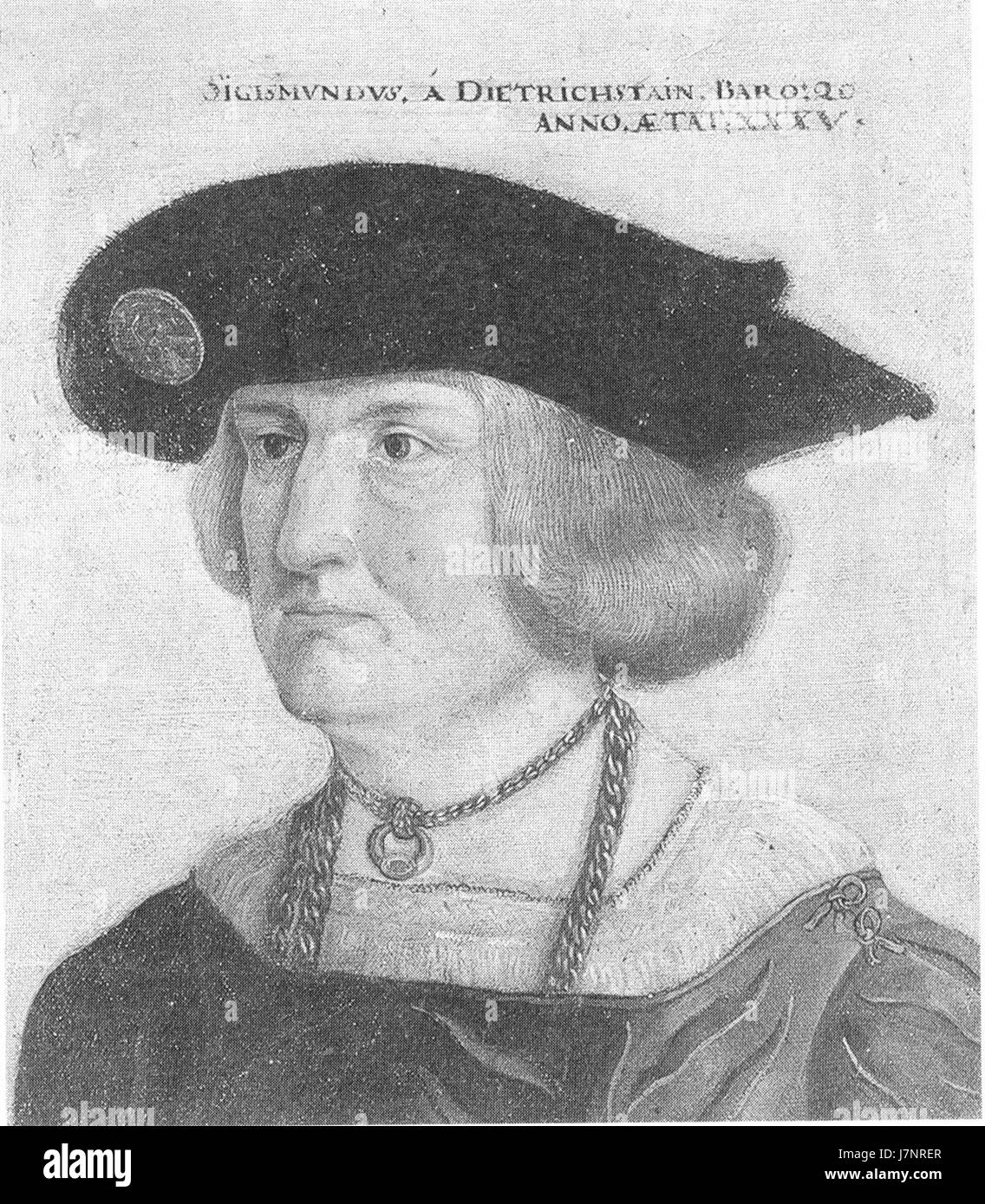 223Sigmund von Dietrichstein Stockfoto