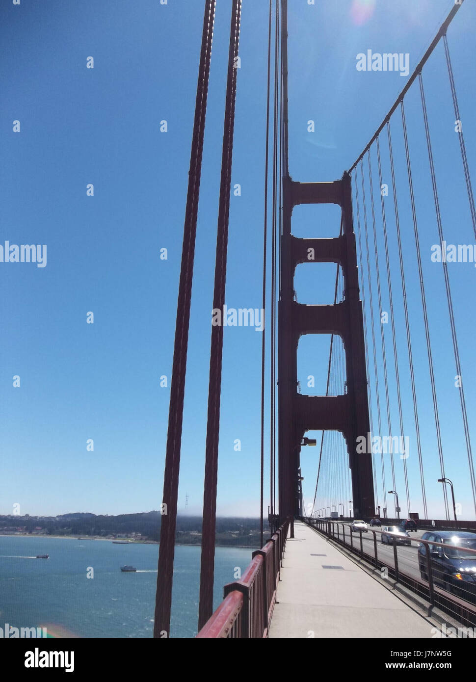 2012-08-27 von der Golden Gate Bridge 4 anzeigen Stockfoto