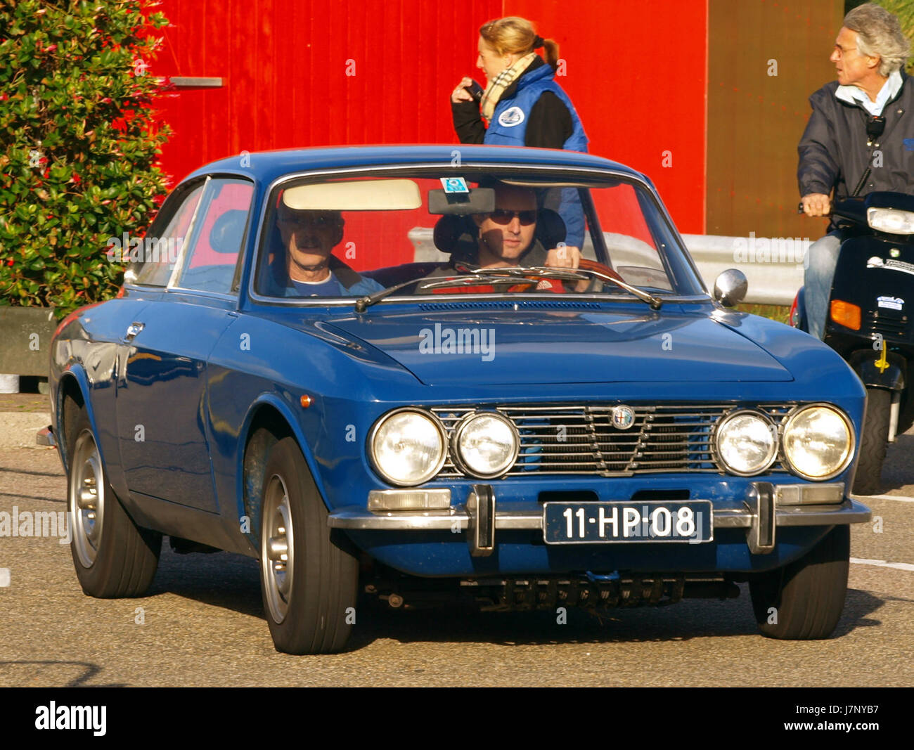 1975 blau Alfa Romeo GT Junior 1.3 Lusso Stockfoto