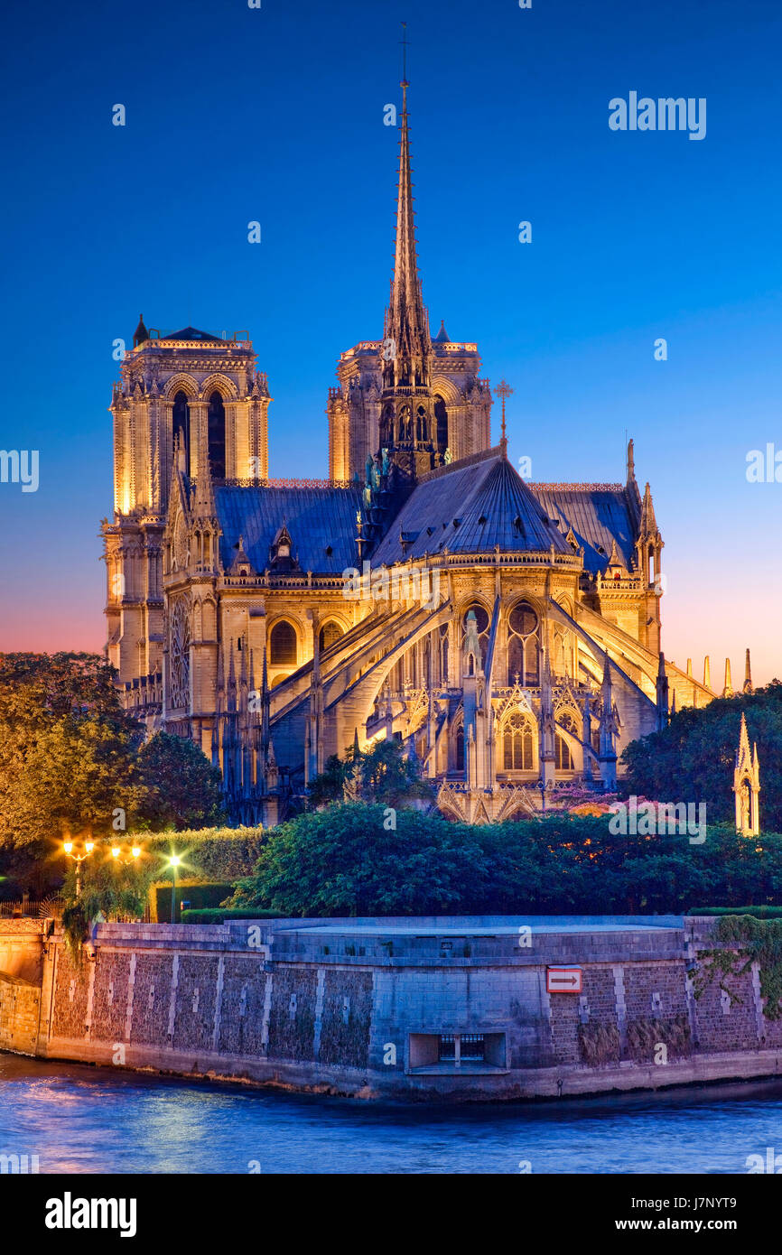 Basilika von Notre-Dame in Paris Stockfoto