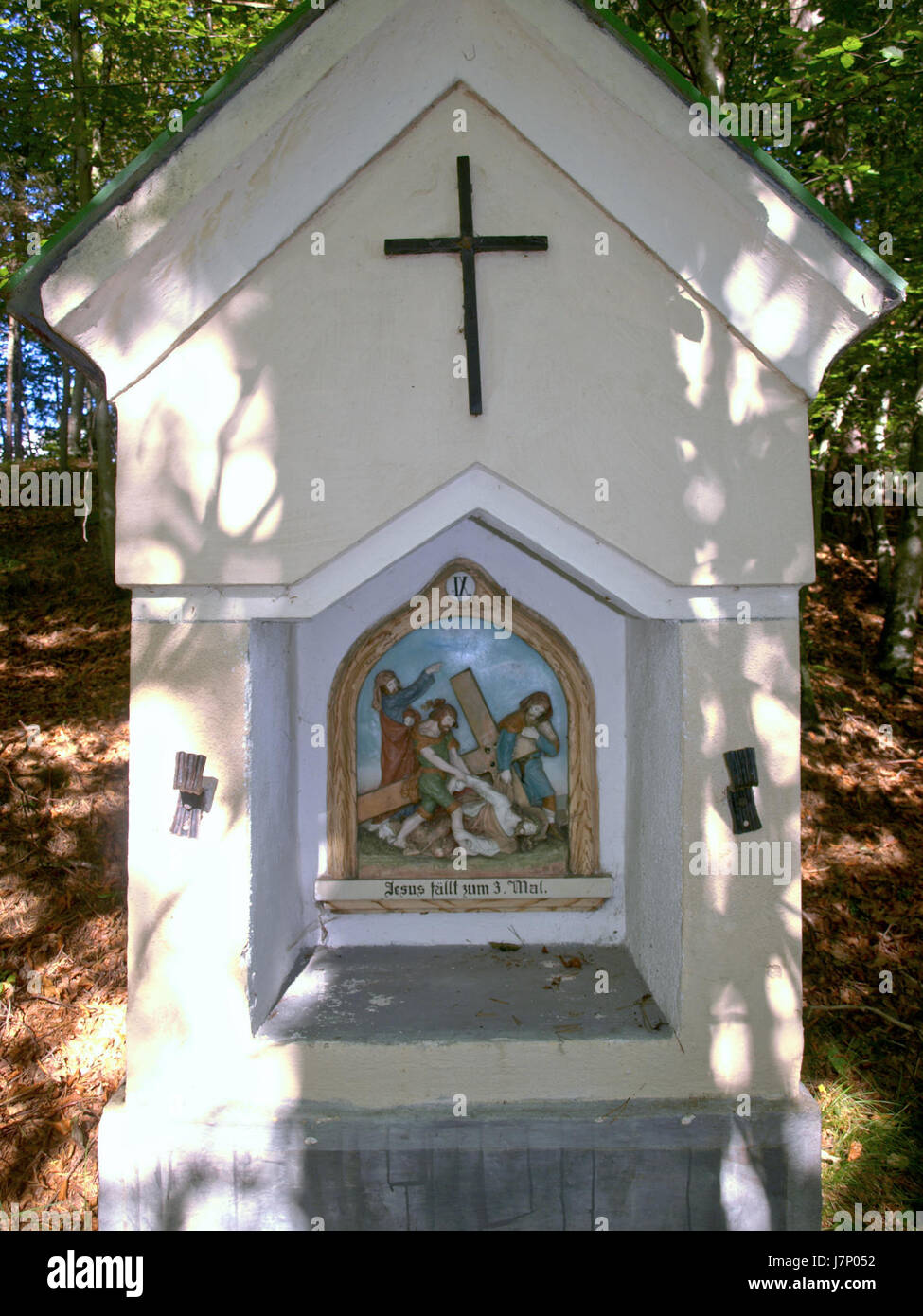 2012.10.03 Kreuzweg Mit Kalvarienbergkapelle Kirchenlandl 09 Stockfoto