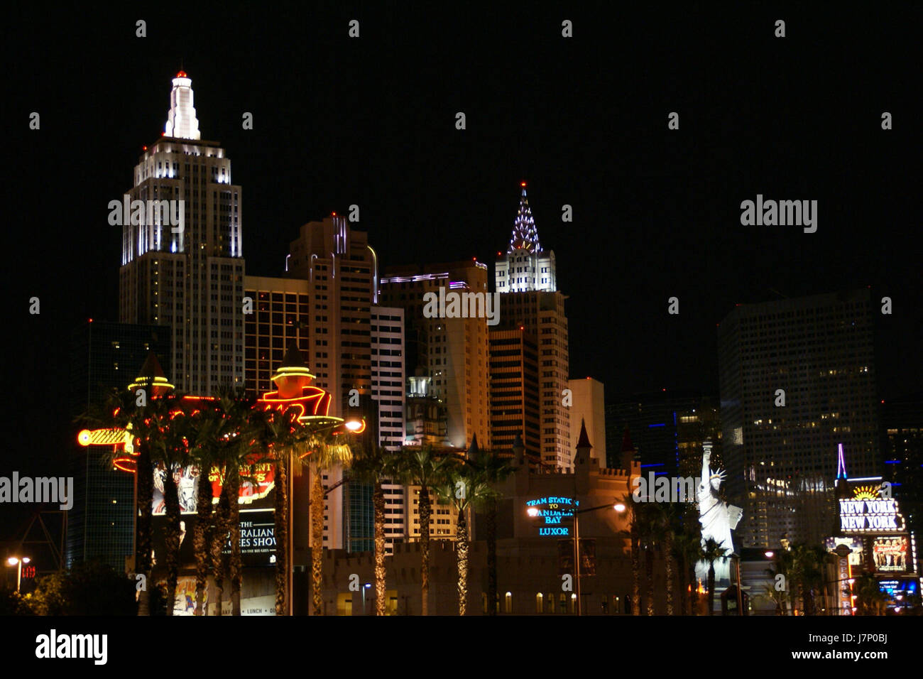 2012.10.05.190442 New York New York Hotel Las Vegas Nevada Stockfoto