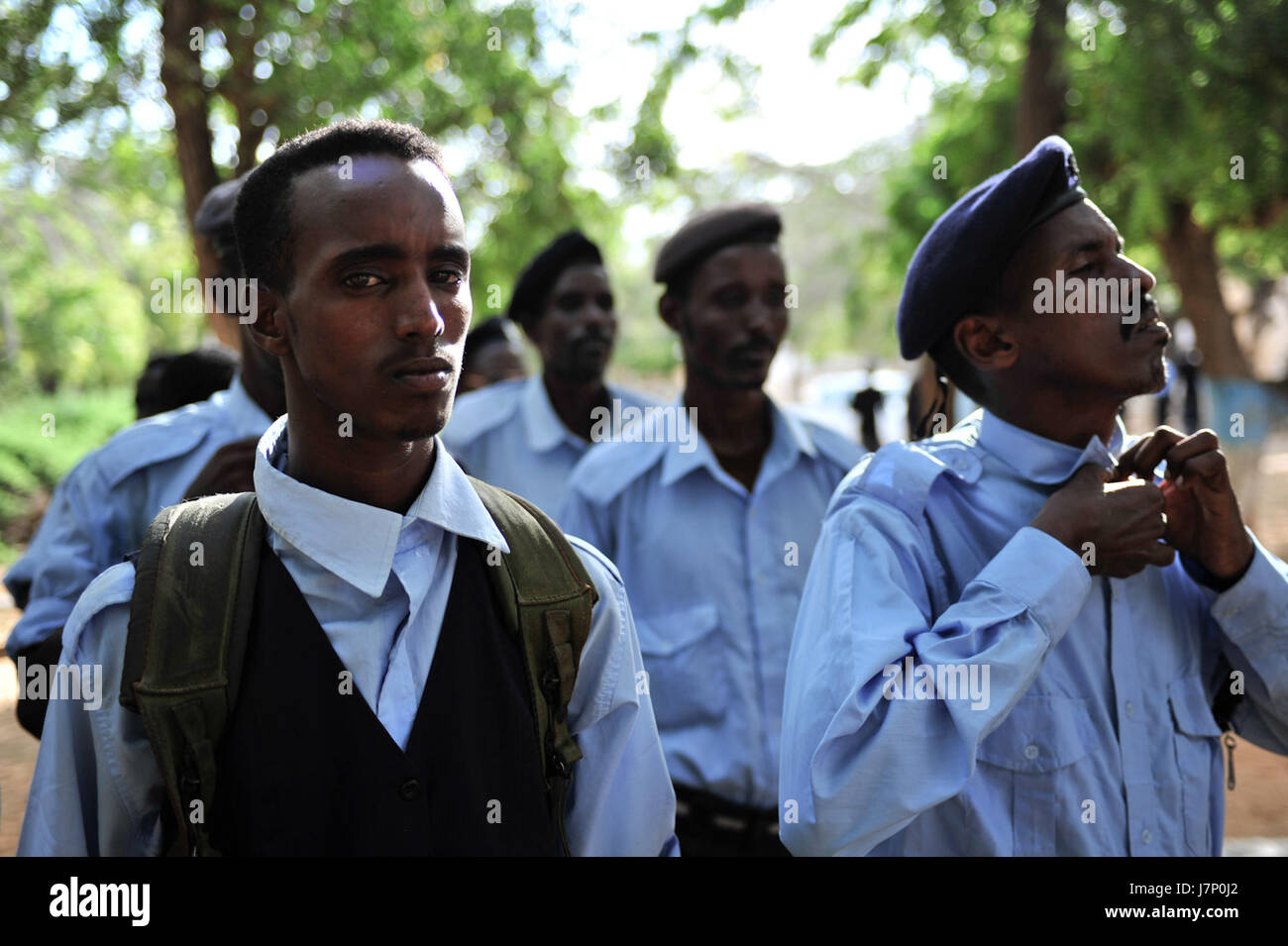 2012-10-14 AMISOM Polizei Handout E (8090159268) Stockfoto