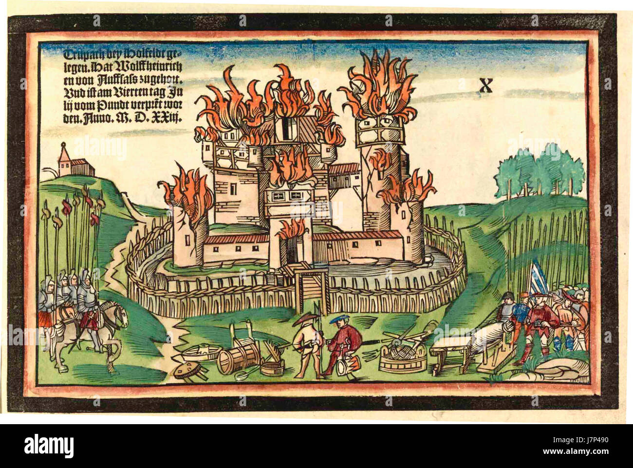 Burg Truppach Stockfoto