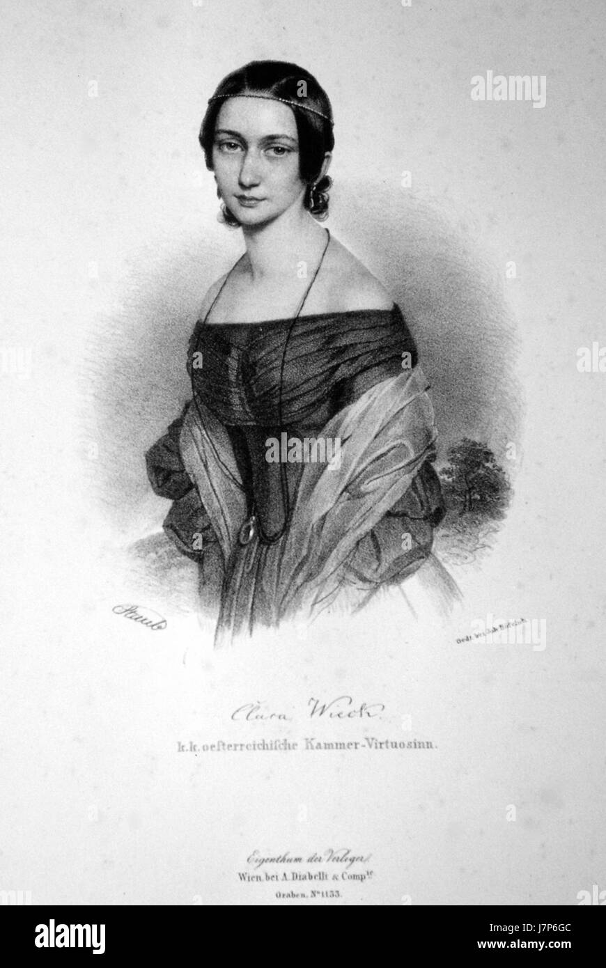 Clara Wieck Stockfoto