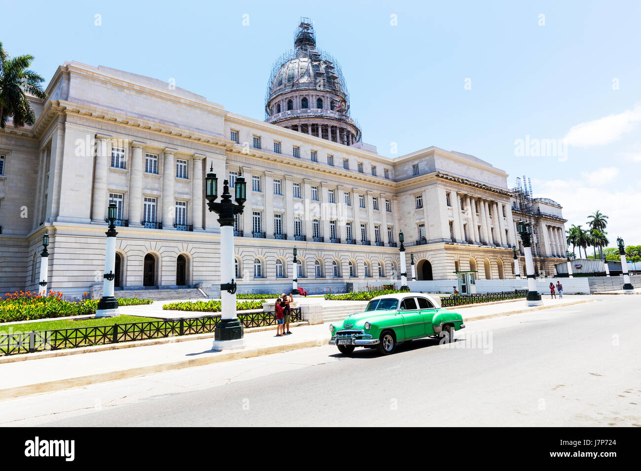 Capitol Kuba, Capitol Havanna Kuba, Kapitol Kapitol von Havanna, Kuba Capitol, Kuba, Havanna, Gebäude, Fassade, Außenbereich, Kubanisch, Stockfoto
