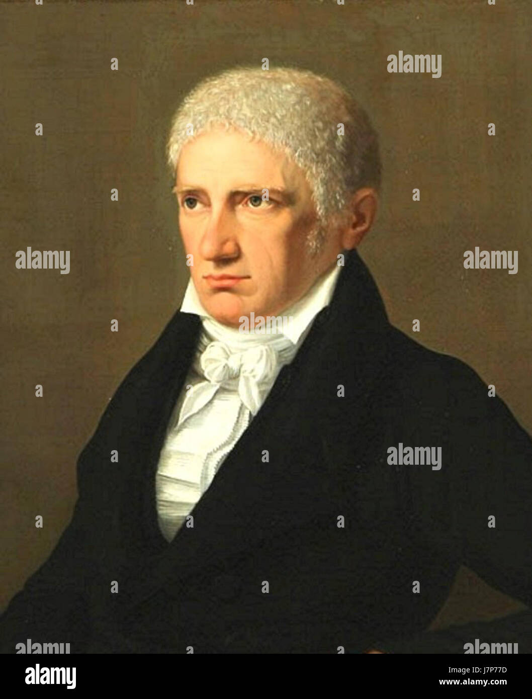 Constantin Brun 45,5 X 38,5 af J.L.Lund 1812 Stockfoto