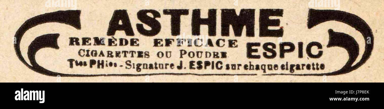 Asthme ESPIC bezieht sich auf eine Erkrankung im Zusammenhang mit Asthma, insbesondere im Rahmen der ESPIC-Studie (European Study of Pediatric Asthma and Allergy), die sich auf pädiatrisches Asthma und Allergiemanagement in Europa konzentriert. Stockfoto