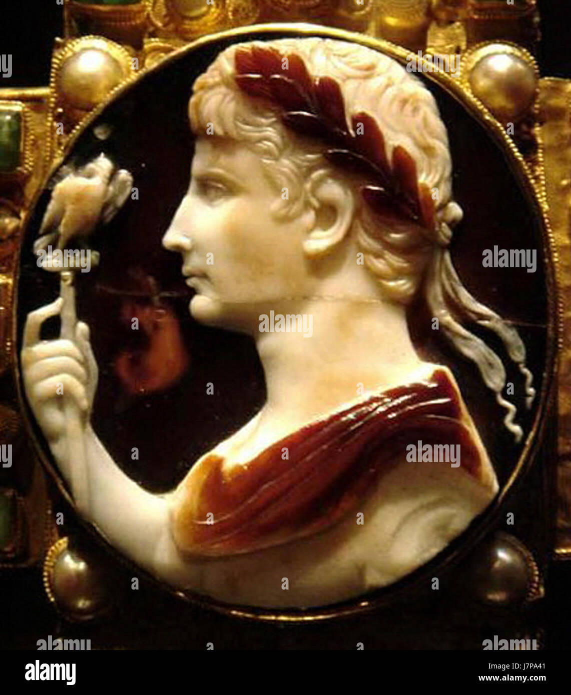 Augstus kameo Stockfoto