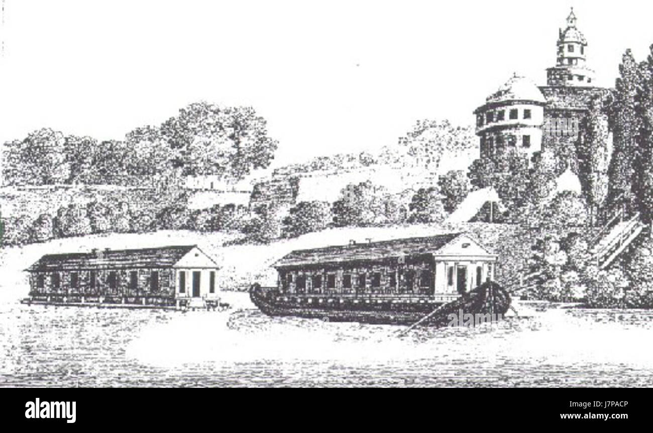 Badeschiff Kohl Stockfoto