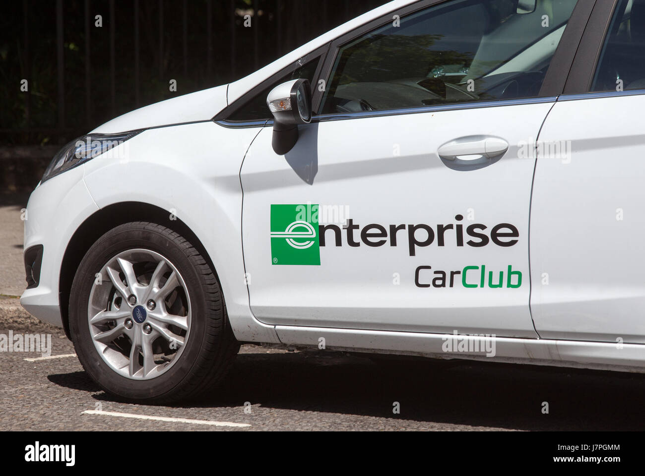 Enterprise Car Club Auto in einen Club-Parkplatz in Southampton, Hampshire Stockfoto