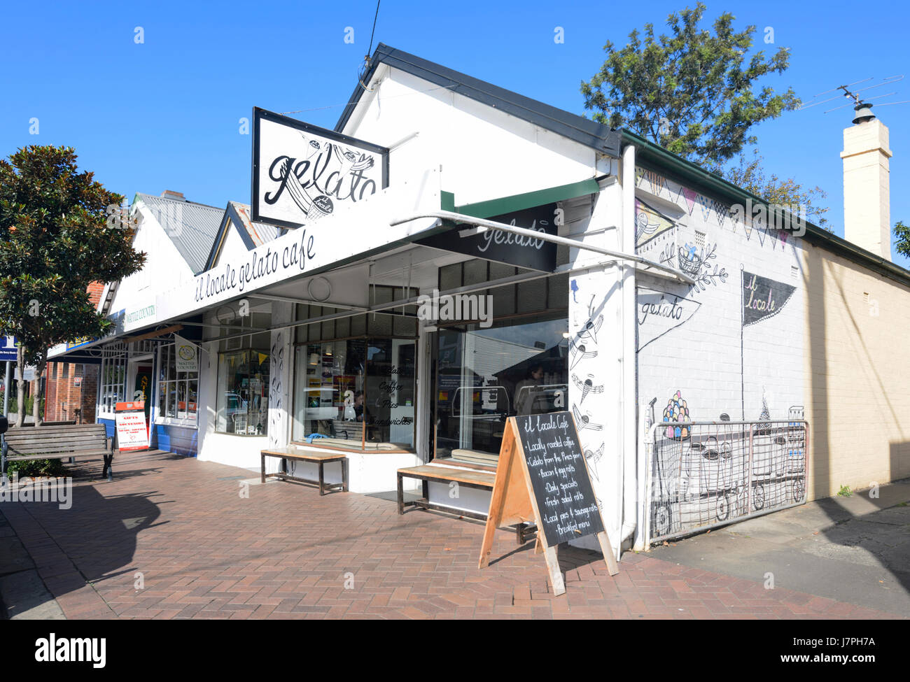 Eis Café, Beere, New South Wales, Australia, New South Wales, Australien Stockfoto