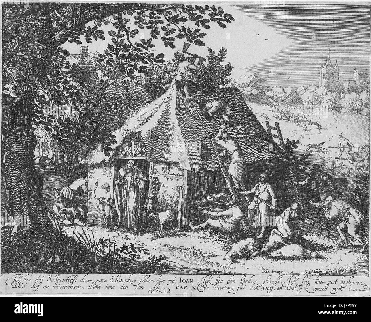 Claes Jansz. Visscher (I) 001 Stockfoto